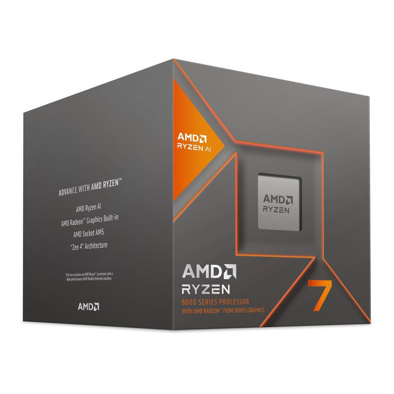 AMD 100-100001236BOX Ryzen 7 8700G 4.2GHz 8-Core 16-Thread AM5 Processor - Radeon 780M Graphics
