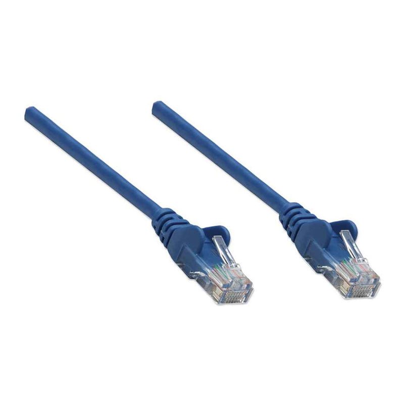 Intellinet 347433 0.5ft CAT6 UTP Male to Male RJ45 Network Patch Cable - Blue