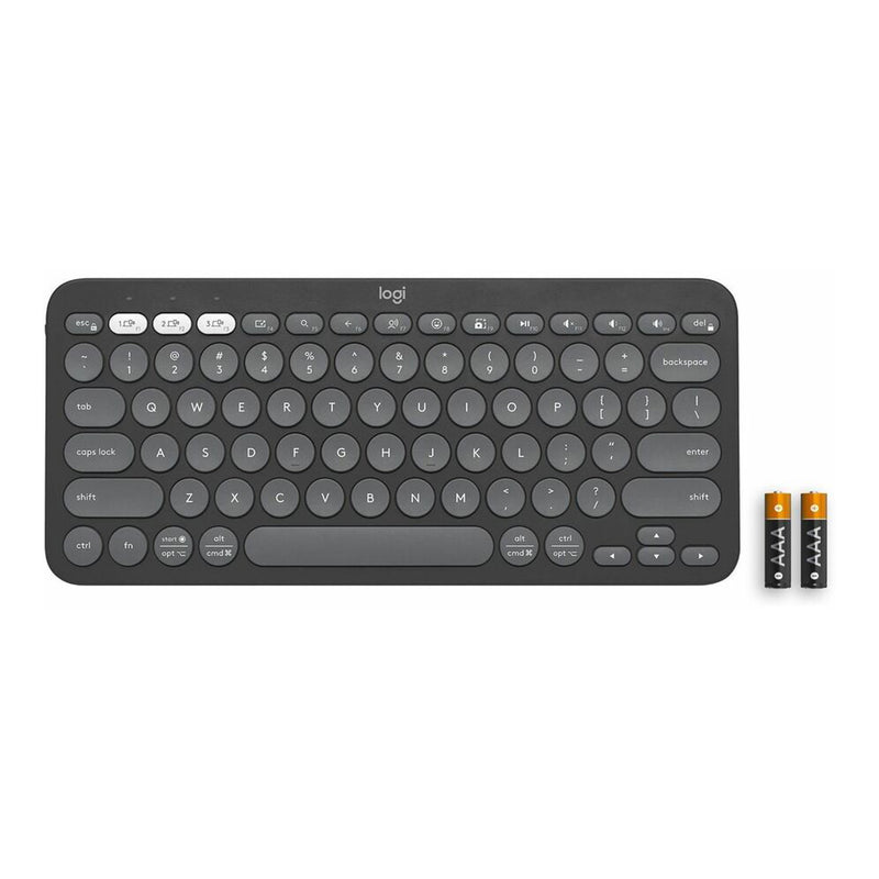 Logitech 920-011775 Pebble Keys 2 K380s Multi-device Bluetooth Wireless Keyboard - Graphite