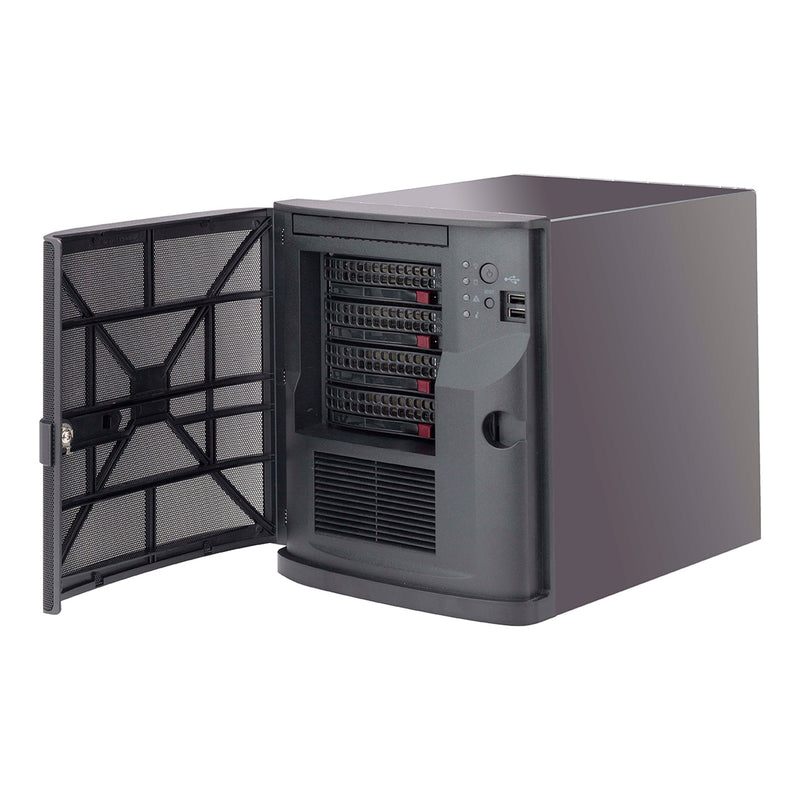 Altex AES-E2378G Server Series Compact Mini-Tower System with Intel Xeon 2.8GHz Processor and 32GB DDR4 ECC Memory