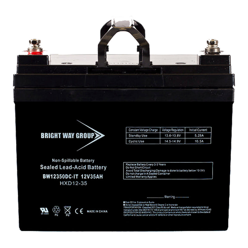 Bright Way Group CB12350-IT 12V 35Ah SLA Extended Life Battery with IT-F13 Terminals