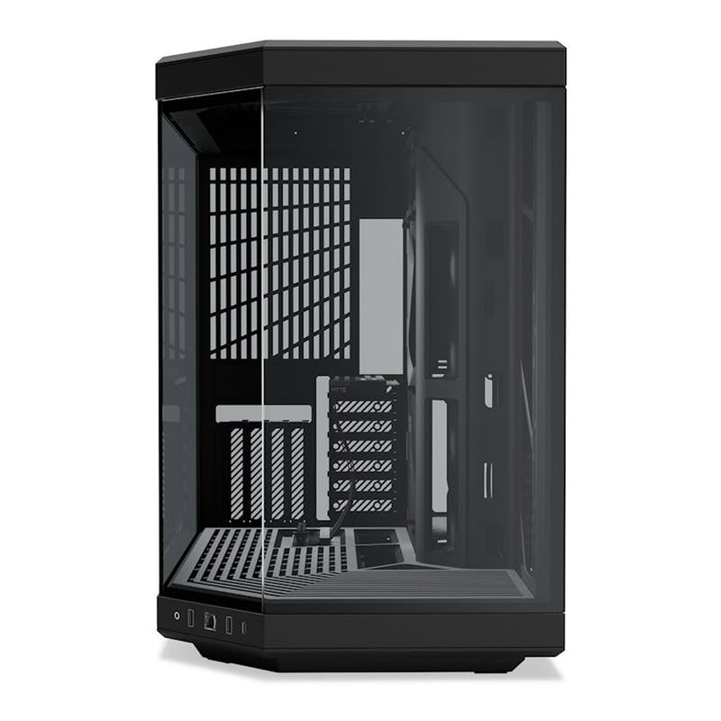 HYTE CS-HYTE-Y70-B Y70 Modern Aesthetic Dual Chamber Mid-Tower ATX Computer Gaming Case with PCIE 4.0 Riser Cable Included - Black