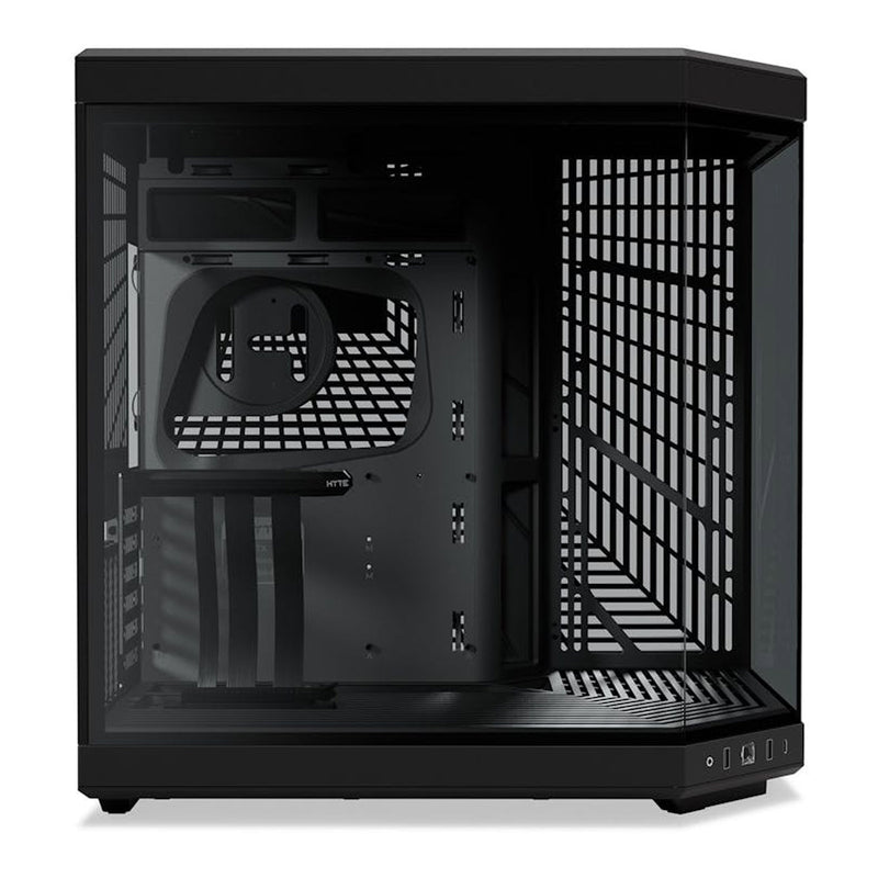 HYTE CS-HYTE-Y70-B Y70 Modern Aesthetic Dual Chamber Mid-Tower ATX Computer Gaming Case with PCIE 4.0 Riser Cable Included - Black