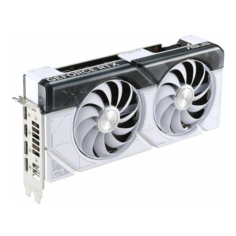 ASUS DUAL-RTX4070-O12G-WHITE NVIDIA GeForce RTX 4070 White OC Edition Graphic Card - 12GB GDDR6X