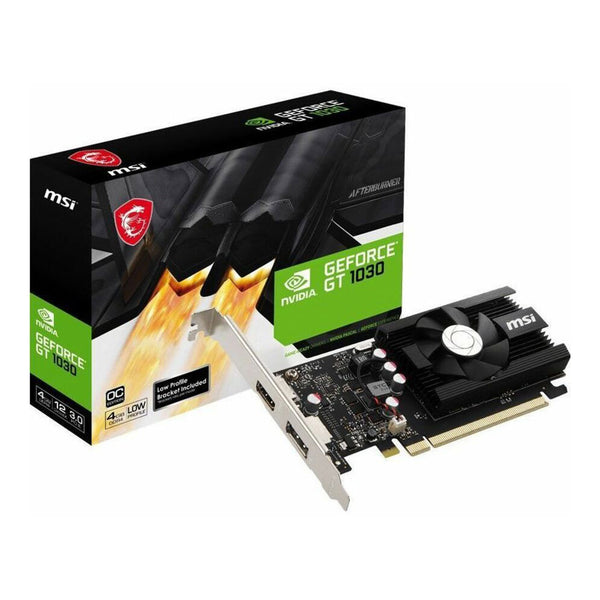 MSI MSI G103044PC NVIDIA GeForce GT1030 Graphic Card - 4GB DDR4 - Low-profile Default Title
