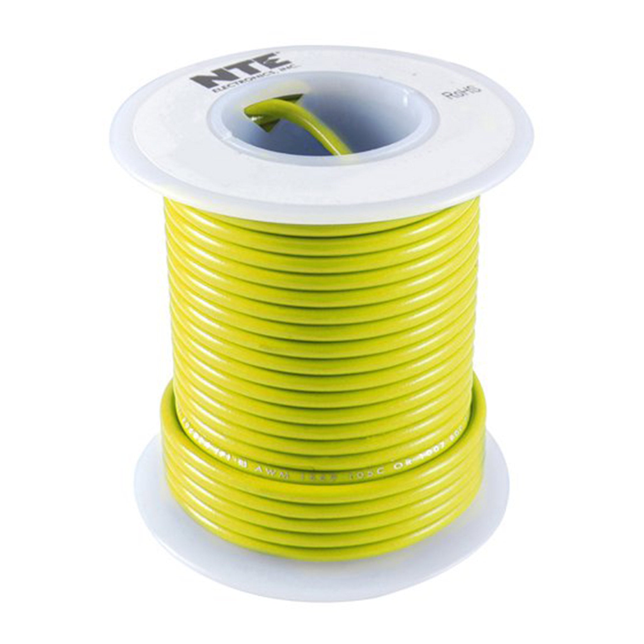 Consolidated Stranded 16 AWG Hook-Up Wire 25 ft. Yellow UL Rated
