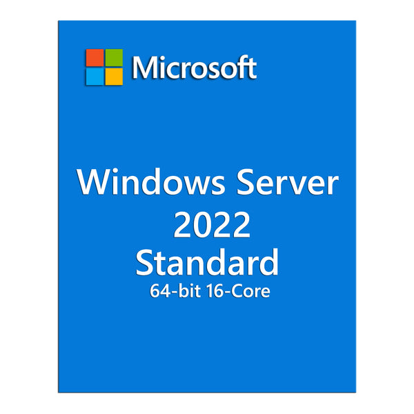 Microsoft Microsoft P73-08328 Windows Server 2022 Standard 64-bit - 16-Core License - OEM Default Title
