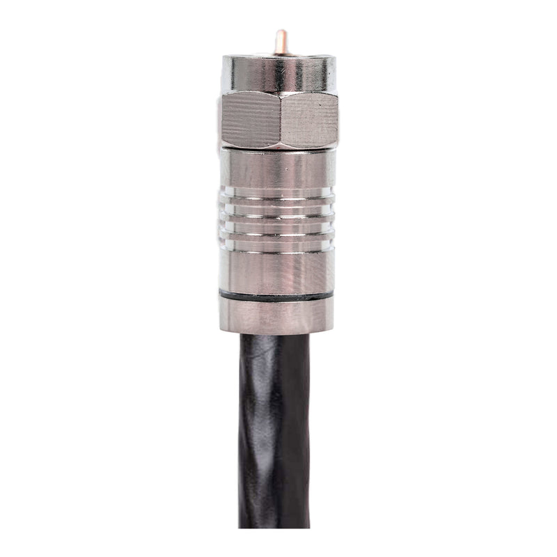 Jonard Tools RG6 75Ω F-Type Nickel Compression Connector - 1ea