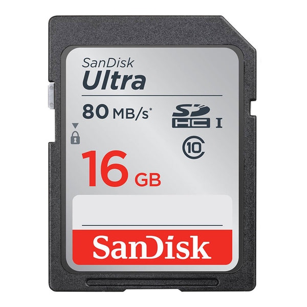 SanDisk SanDisk SDSDUNC-016G-AN6IN 16GB Class 10 Ultra SDHC Flash Memory Card Default Title
