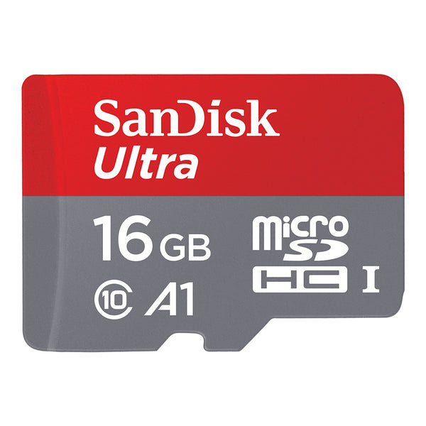 SanDisk SanDisk SDSQUNC-016G-AN6MA 16GB Ultra microSDHC with SD Adapter Default Title
