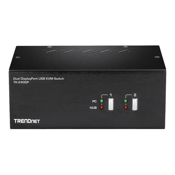 TRENDnet TRENDnet TK-240DP 2-Port 4K Dual Monitor DisplayPort KVM Switch Default Title
