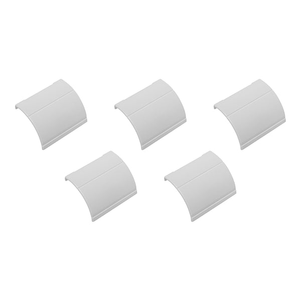 D-Line D-Line US/FLCO22QSW-5PK 5-Pack 1/4 Round Cable Inlet/Outlet Cable Raceway Accessory - White Default Title
