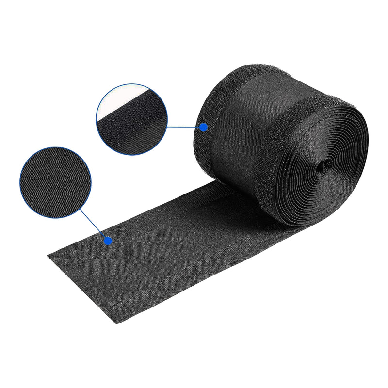 Altex Preferred MFG 1-Roll Velcro Cable Floor Protector for Carpet - 4in x 15ft - Black