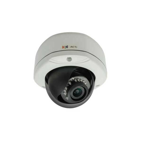 ACTi E86A 3MP Outdoor IP Dome Camera with D/N Adaptive IR Vari-Focal L