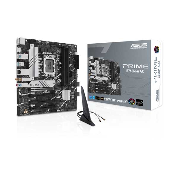 ASUS マザーボード　 PRIME B760M-A ASUS PRIME B760M-A AX Intel LGA 1700 Micro-ATX Motherboard