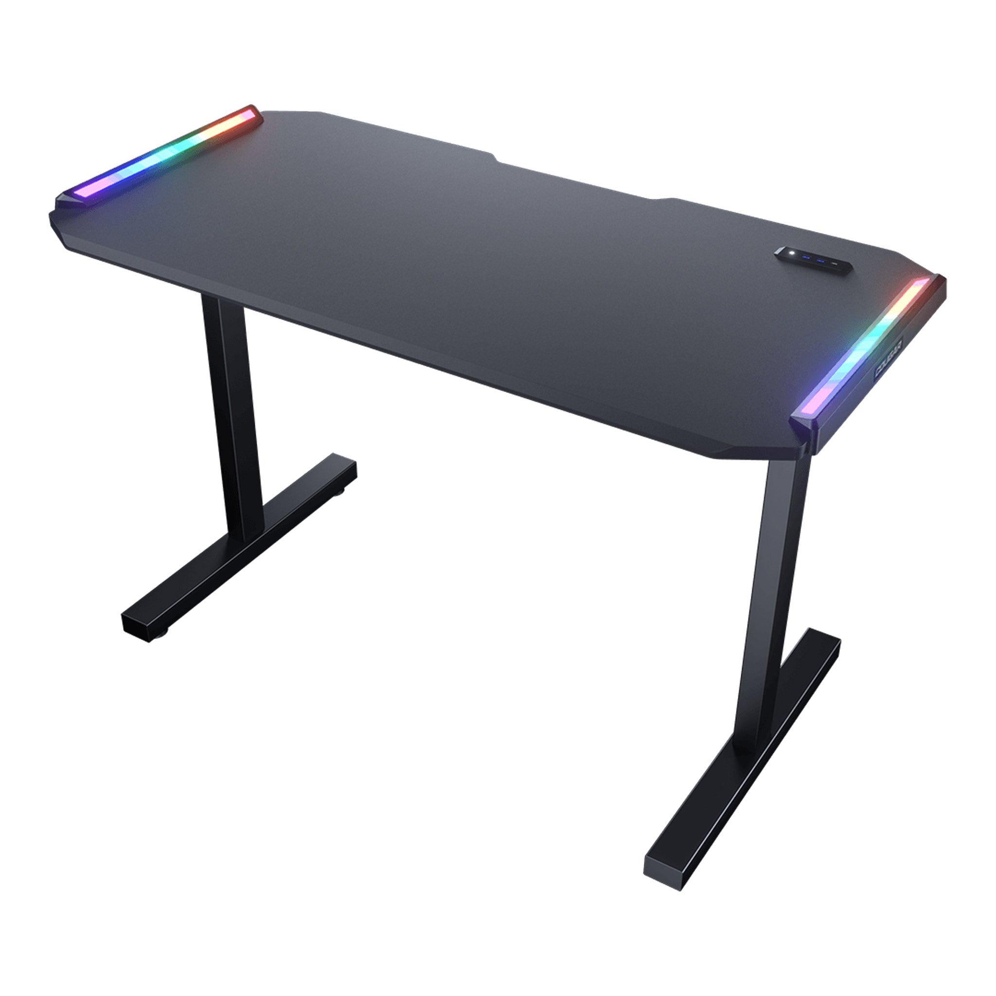 エルゴノミクチュア　　　、デスク Cougar DEIMUS 120 Gaming Desk with RGB LED Lighting