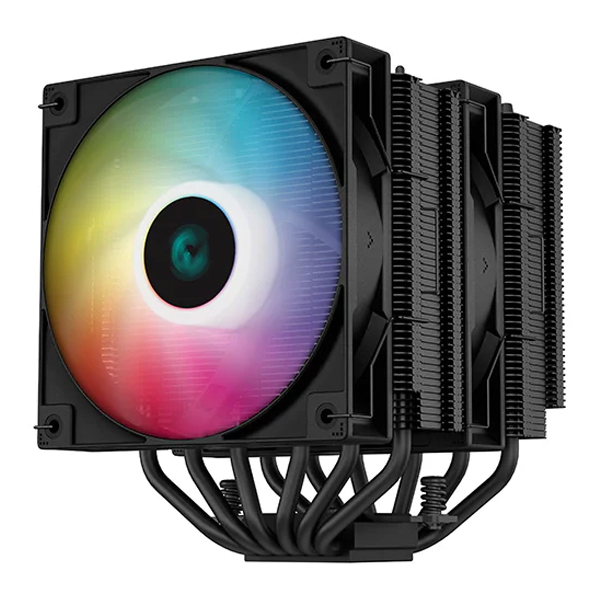 DeepCool Dual-Tower 120m BK ARGB CPU Cooler Black