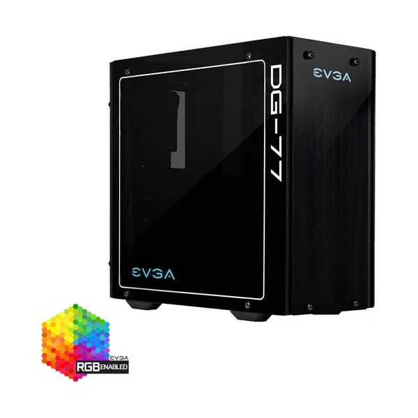 EVGA DG-77 Black Tempered Glass Mid-Tower Gaming Case