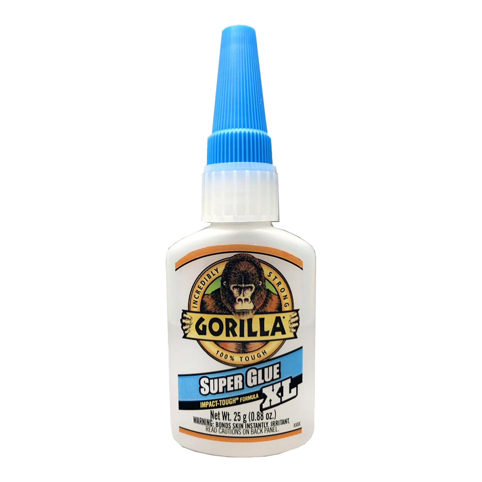 Gorilla Super Glue 25g XL Liquid Formula Rubber Reinforced Blue Metal Wood Fix Gorilla Super Glue 25g XL Liquid Formula Rubber Reinforced Blue Metal Wood Fix