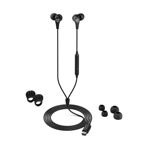 JLab JBuds Pro USB-C Wired Earbuds with Mic & Volume Control