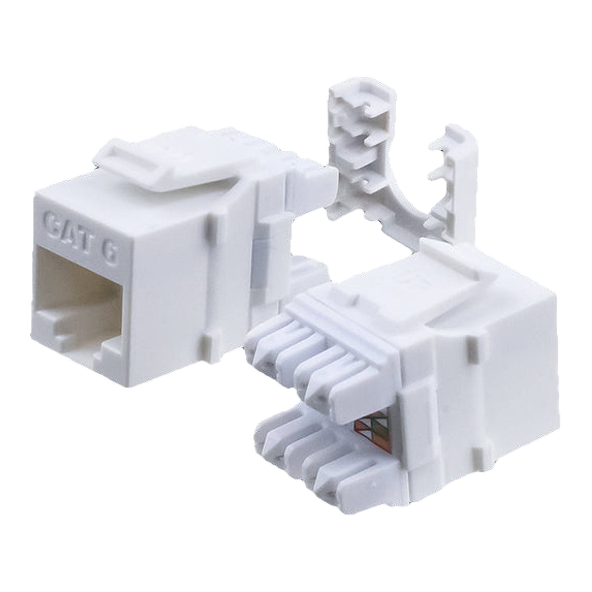 Wavenet HD-6EKSJWH-25PK 110-Type Punchdown 8P8C RJ45 CAT6 Keystone Jac