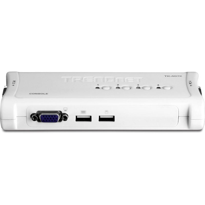 TRENDnet TK-407K 4-Port USB KVM Switch Kit