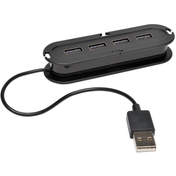 Tripp Lite Tripp Lite U222-004-R 4-Port USB 2.0 Ultra Compact Mini Hub w/ 4ft Extension Cable Default Title
