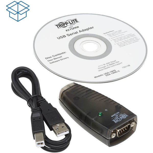 Tripp Lite Tripp Lite USA-19HS Hi Speed USB Serial Adapter, PC MAC, supports Cisco Break Sequence Default Title
