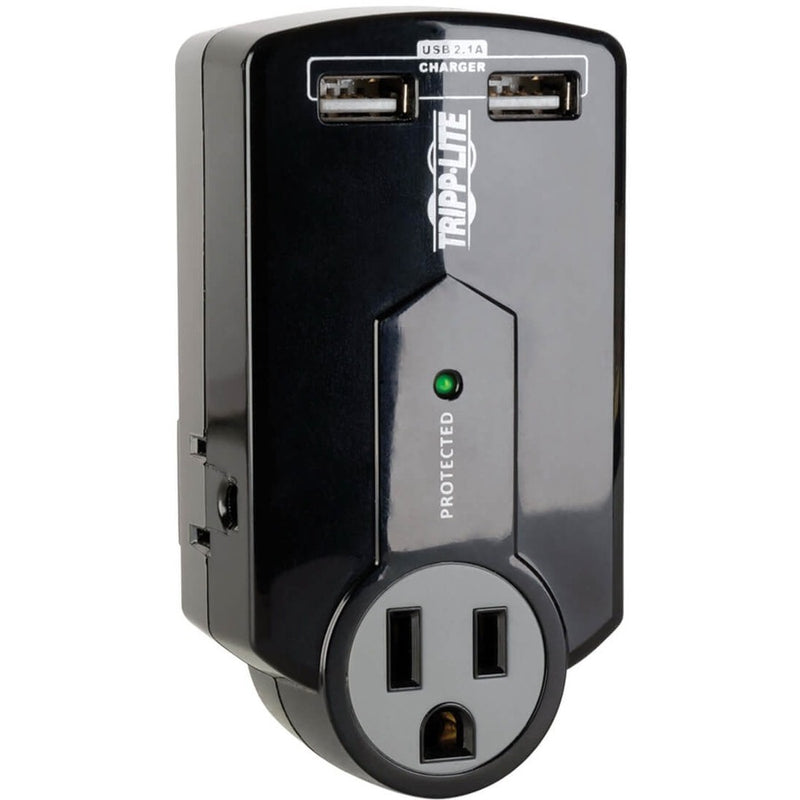 Tripp Lite Travel Surge 3 Outlet USB Charger Tablet Smartphone Ipad Iphone