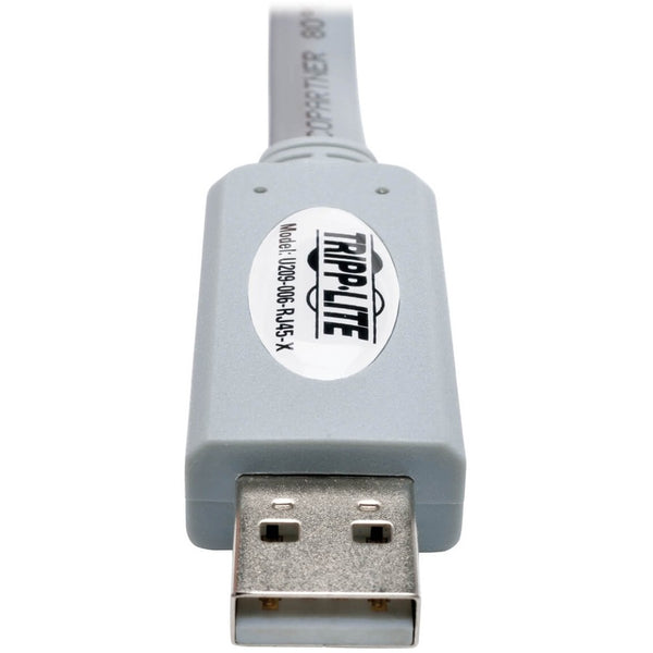 Tripp Lite Tripp Lite U209-006-RJ45-X USB to RJ45 Cisco Serial Rollover Cable USB Type A RJ45 M/M 6 ft Default Title
