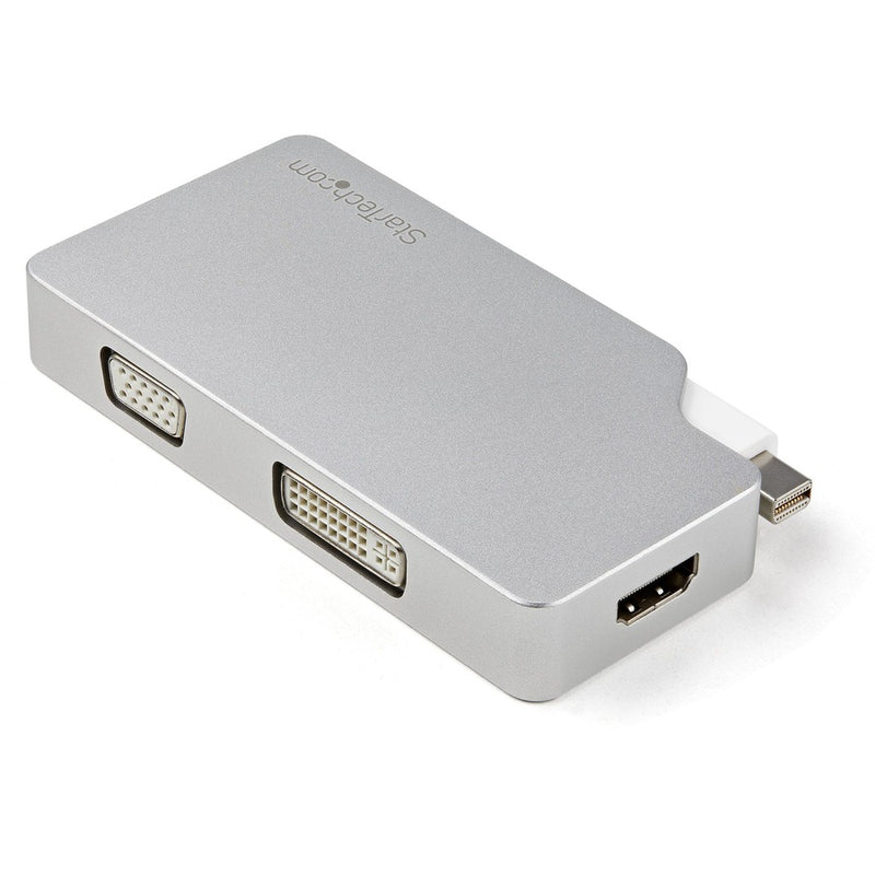 StarTech Travel A/V Adapter: 3-in-1 Mini DisplayPort to VGA, DVI or HDMI - 4K