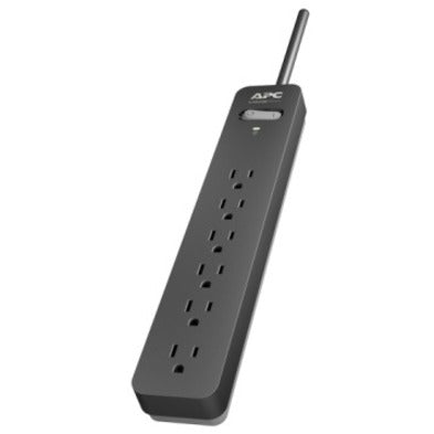 APC PE66 Essential SurgeArrest 6-Outlet 1080Joules Surge Protector with 6ft Cord