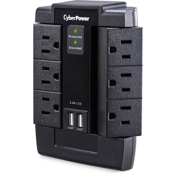 CyberPower CyberPower Home Office 6 Outlet + 2 USB Port Surge Protector Default Title
