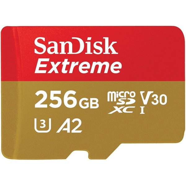 SanDisk SanDisk SDSQXA1-256G-AN6MA 256GB U3 V30 A2 Extreme microSDXC UHS-I Card Default Title
