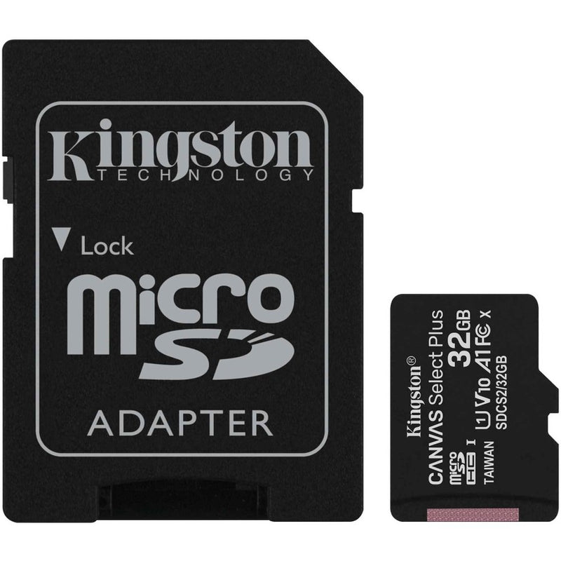 Kingston SDCS2/32GB 32GB Class 10 Canvas Select Plus microSD Memory Card with Android A1 Performance Class