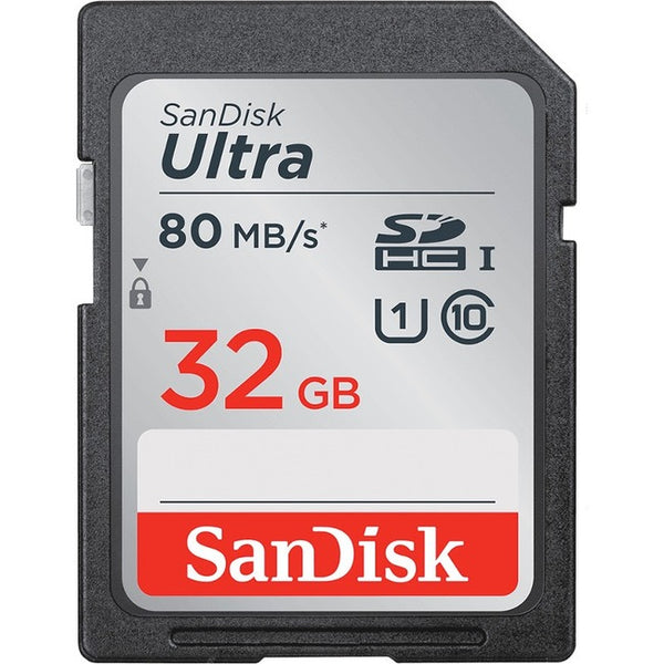 SanDisk SanDisk Ultra 32 GB Class 10/UHS-I SDHC Flash Memory Default Title
