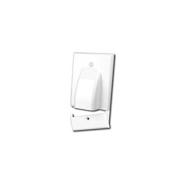 Vanco Hinged Bulk Cable Wall Plate - White