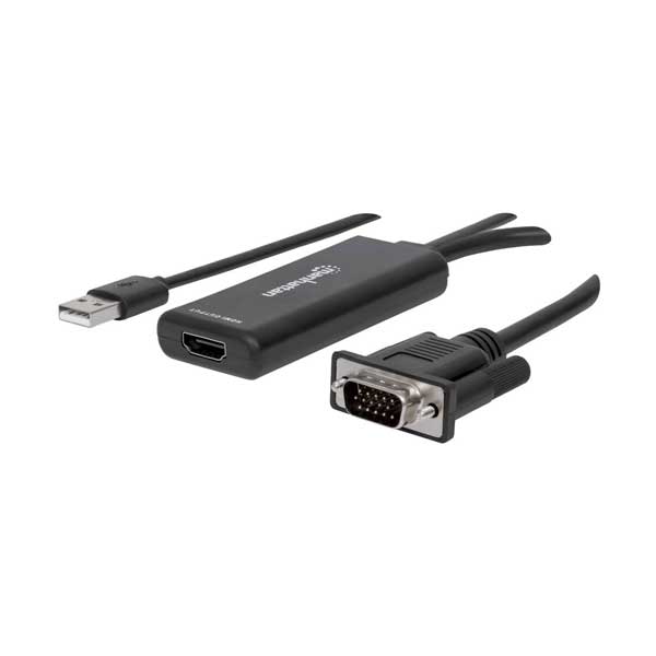 Manhattan Manhattan 152426 VGA and USB to HDMI Converter Default Title
