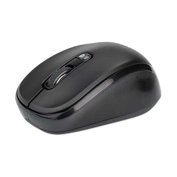 Manhattan 179478 Bluetooth / 2.4 GHz Wireless Dual-Mode Mouse with Three Buttons and Scroll Wheel