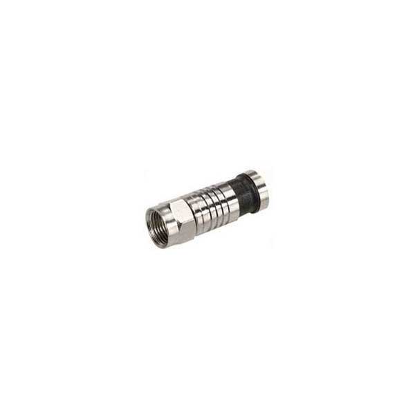 Platinum Tools F Male Compression Connector - RG-6 (10 Pack)