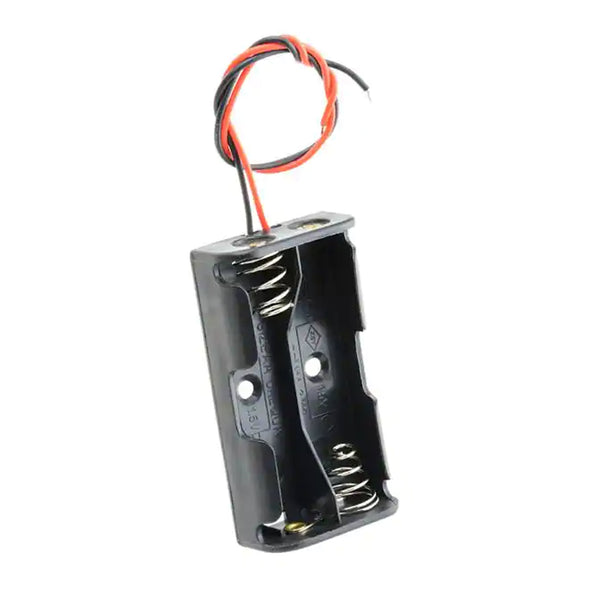 NTE Electronics NTE Electronics 23-BH2-3 AA 2-Cell Side-By-Side Battery Holder with Tinned Leads Default Title
