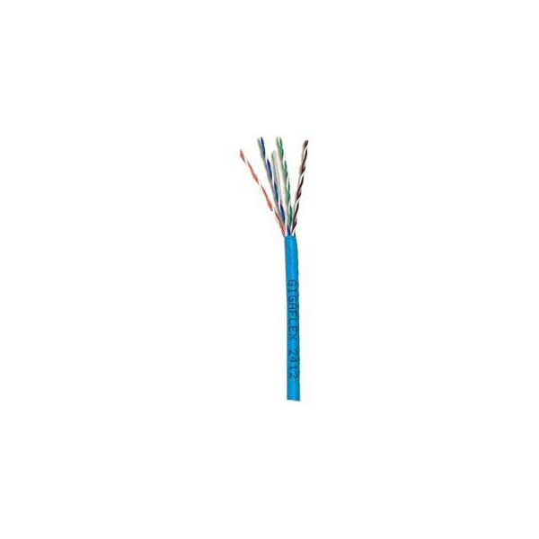 Belden Belden 2412 Blue Cat6 Riser (CMR) Cable, 23AWG, 4-Pair, 350MHz, Sold By The Foot Default Title

