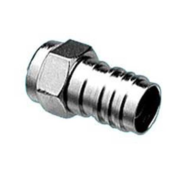 F Male Crimp Connector w/ Separate Ring - RG-59