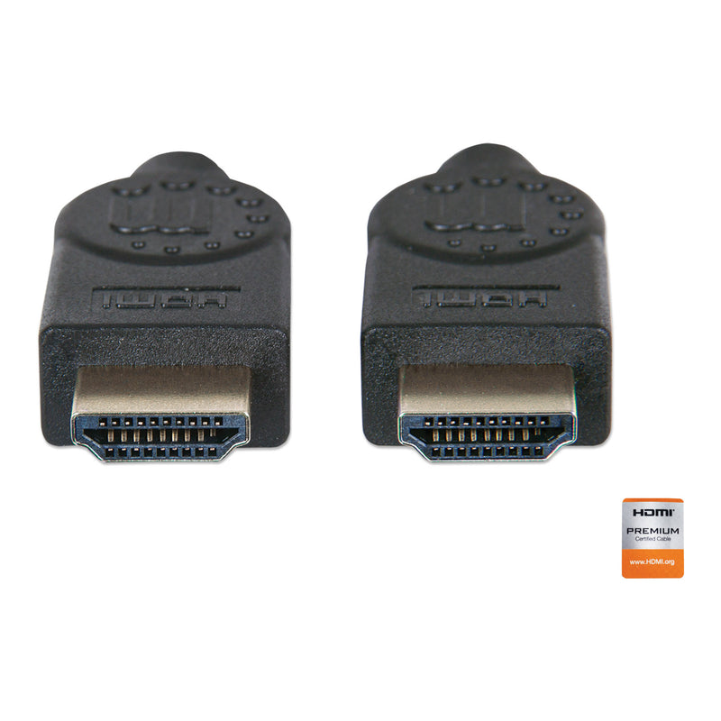 Manhattan 355353 10ft 4K@60Hz Certified Premium High Speed HDMI Cable with Ethernet