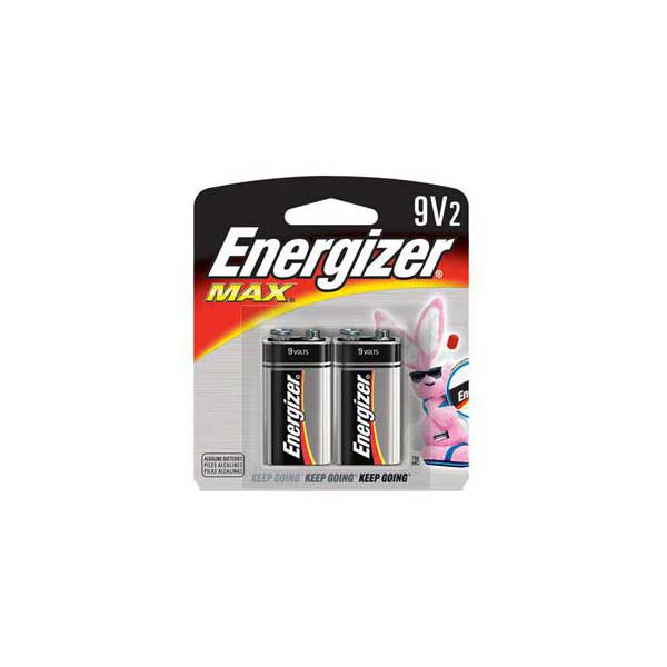 Energizer MAX 9V Alkaline Battery - 2 Pack