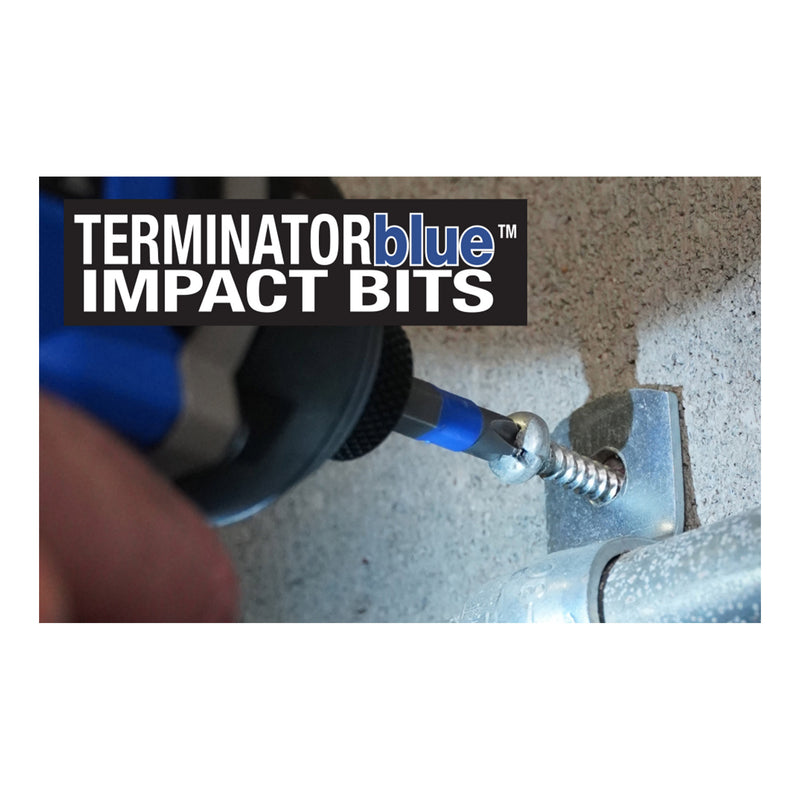 Wiha 70297 40-Piece TerminatorBlue Impact Bit Set