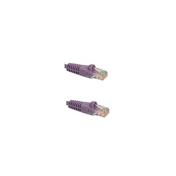 SR Components Cat5e Network Patch Cable with Boots, Purple, 10FT Default Title
