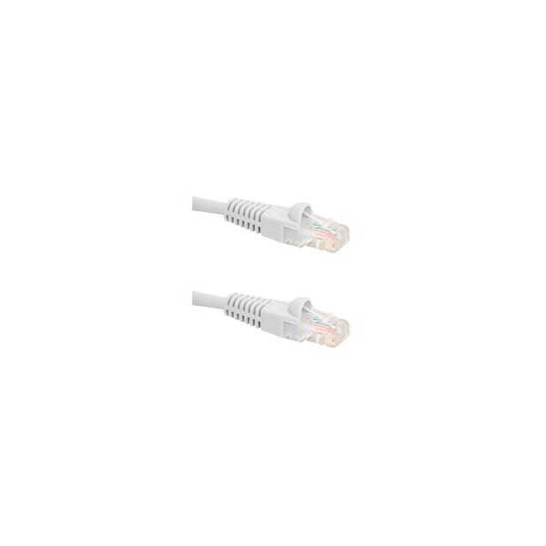 SR Components Cat5e Network Patch Cable with Boots, White, 100FT Default Title
