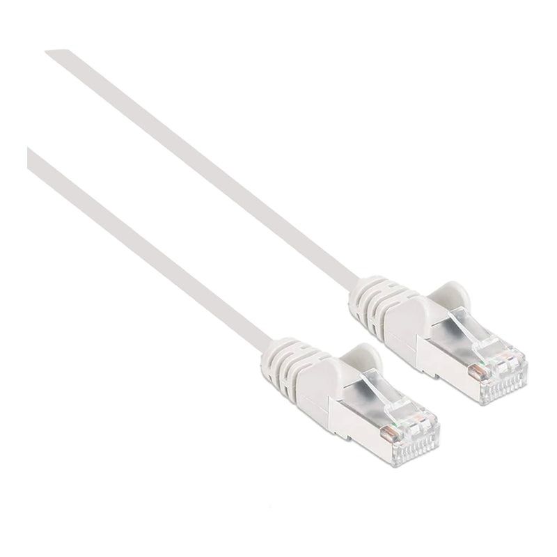 Intellinet 751506 1.5ft White Cat6 UTP Slim Network Patch Cable