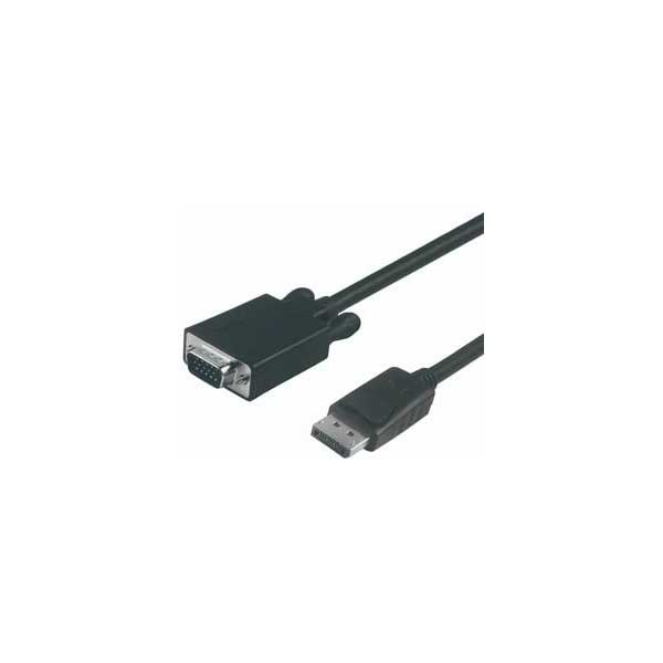 VisionTek DisplayPort to VGA 2 Meter Cable (M/M)